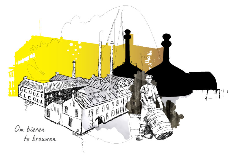 gulpener brouwerij illustration animation design