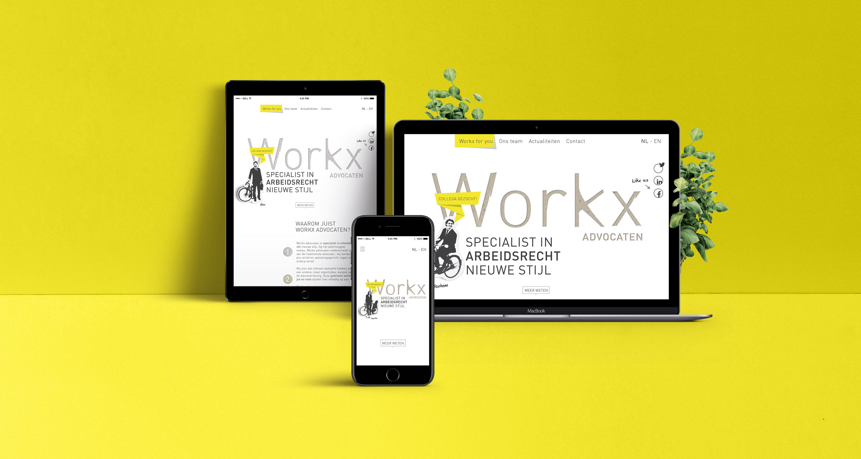 workx responsive webdesign mobile tablet desktop design
