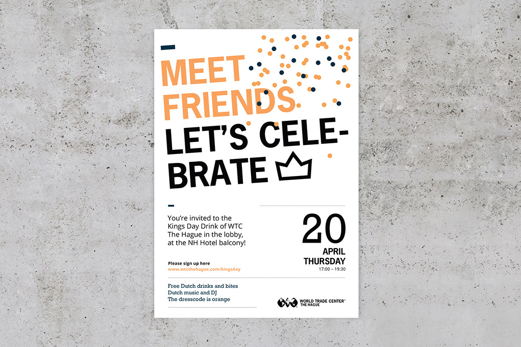 wtc kingsday poster affiche design